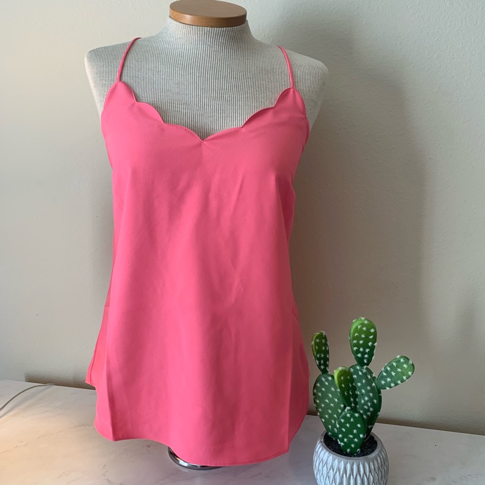 🌵 NWT J Crew Scalloped Cami Blouse